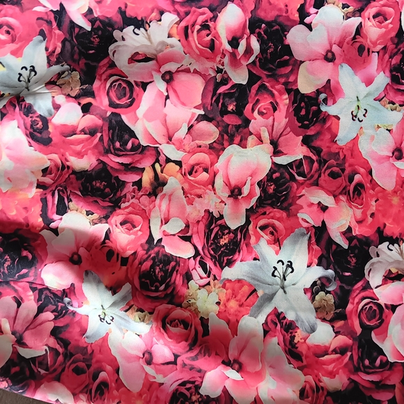 Floral Strapless Dress - Picture 2 of 6